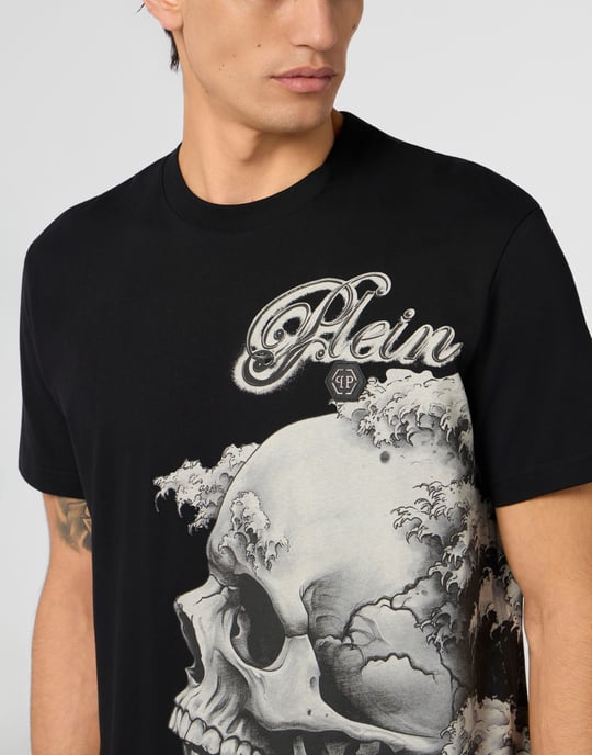 Camiseta De Cuello Redondo Y Manga Corta Skull - Image 3