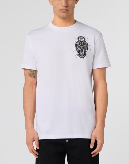 Camiseta De Cuello Redondo Y Manga Corta Skull - Image 2