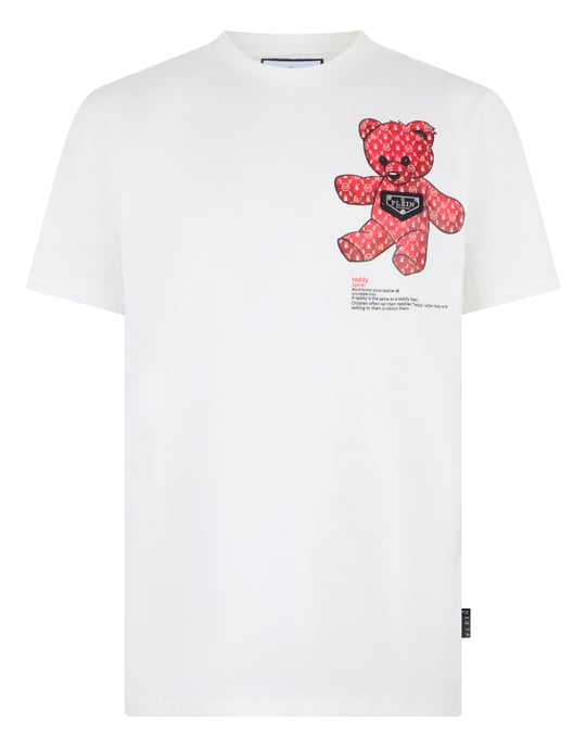 Camiseta De Cuello Redondo Y Manga Corta Teddy - Image 1