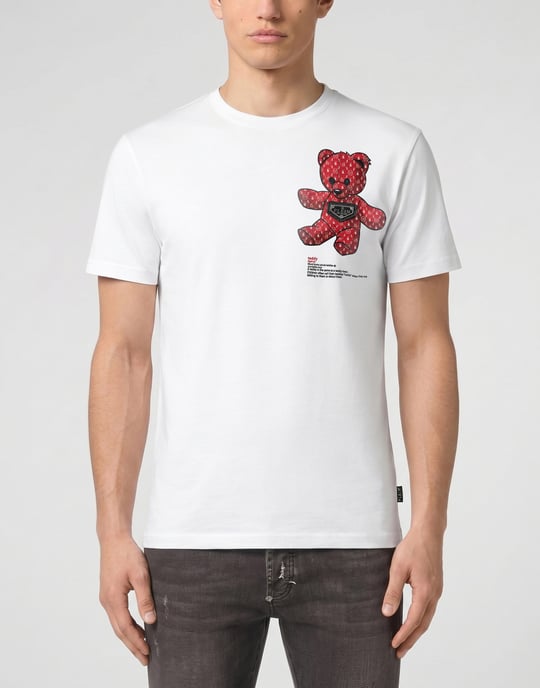 Camiseta De Cuello Redondo Y Manga Corta Teddy - Image 2