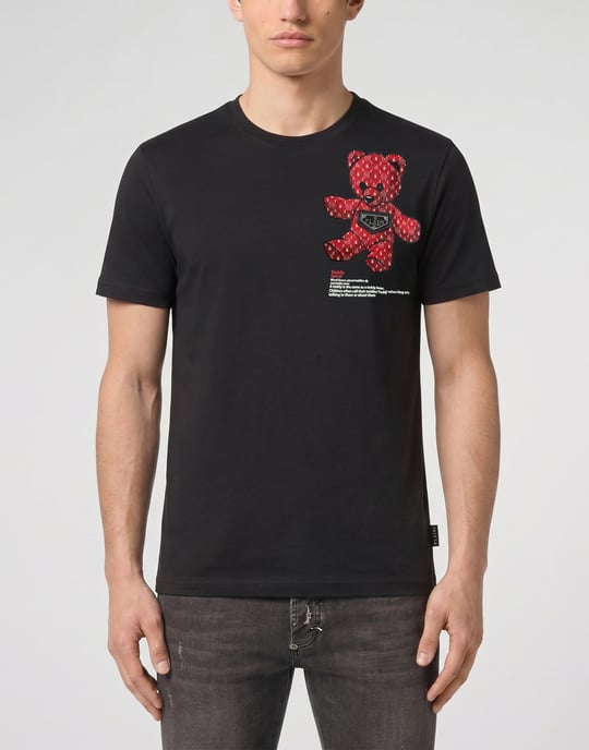 Camiseta De Cuello Redondo Y Manga Corta Teddy - Image 2