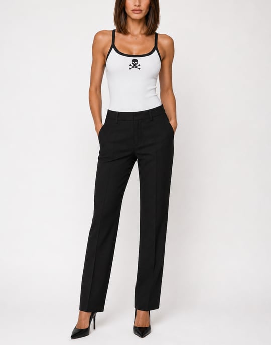 Pantalones De Corte Recto - Image 3