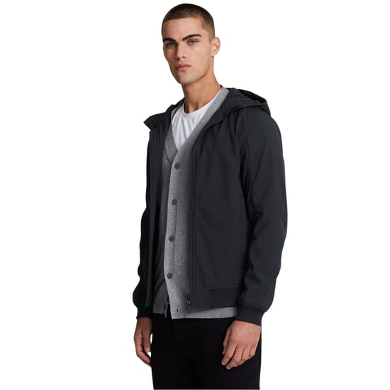 Chaqueta de concha elástica resistente al agua Lyle & Scott - Negra - Image 2