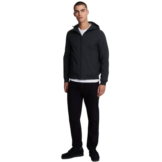 Chaqueta de concha elástica resistente al agua Lyle & Scott - Negra - Image 3