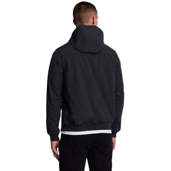 Chaqueta de concha elástica resistente al agua Lyle & Scott - Negra - Image 4