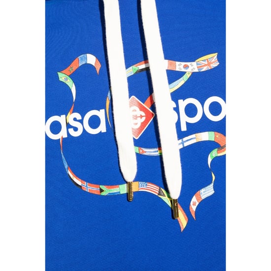 Sudadera con logo deportivo en azul - Image 5