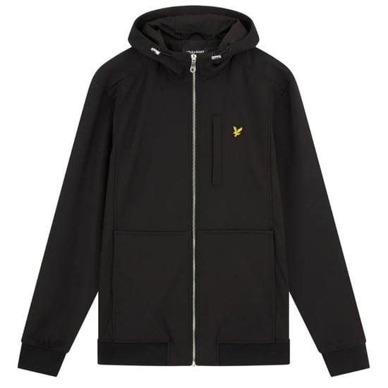 Chaqueta softshell negra azabache con la marca Lyle & Scott - Image 1
