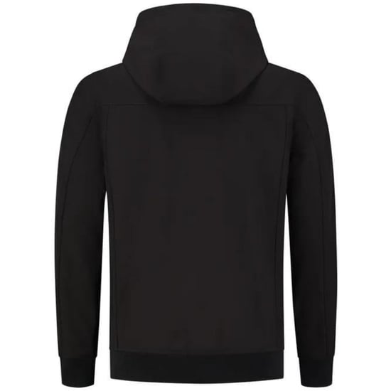 Chaqueta softshell negra azabache con la marca Lyle & Scott - Image 2