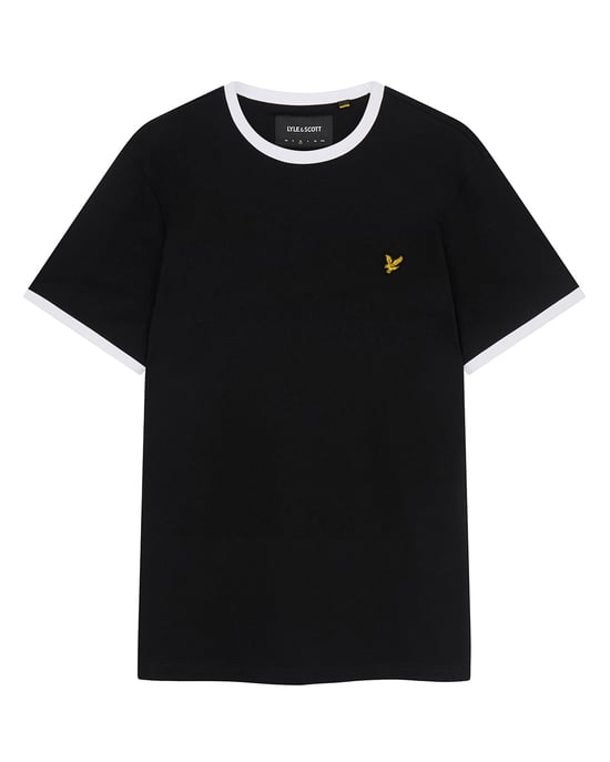 Camiseta con ribetes negros de la marca Lyle & Scott - Image 5