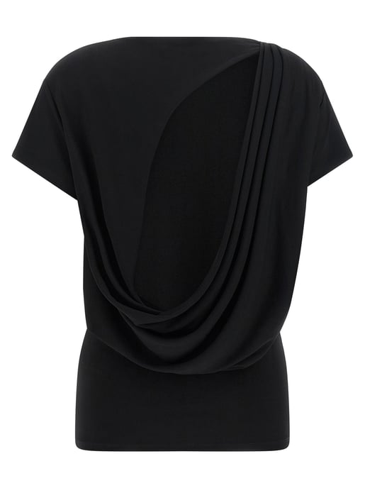 Camiseta de Viscosa Negra Jacquemus - Image 2