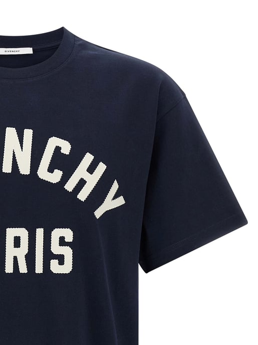 Camiseta de Algodón Azul Givenchy - Image 3