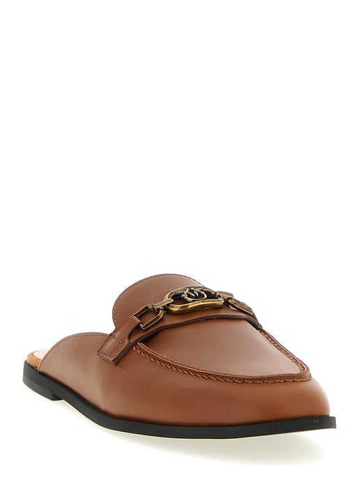 PINKO Planas de Piel de Ternera Marrón - Image 2