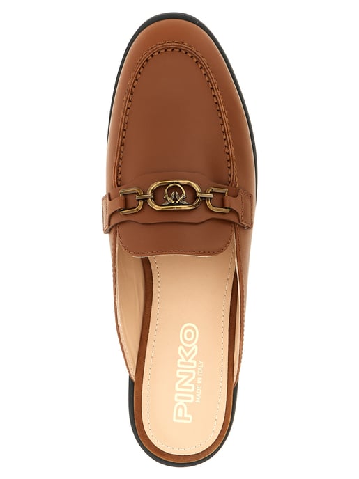 PINKO Planas de Piel de Ternera Marrón - Image 4