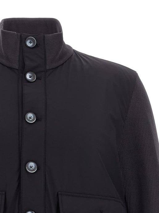 Chaqueta de algodón azul Herno - Image 3