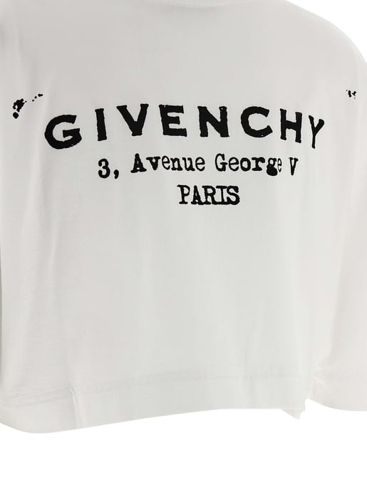 Camiseta de Algodón Blanca Givenchy - Image 3