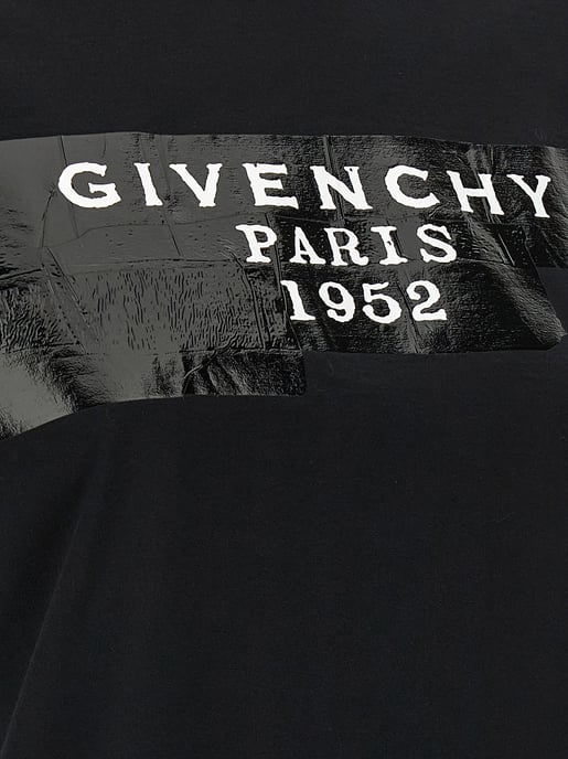 Camiseta de Algodón Negra Givenchy - Image 4
