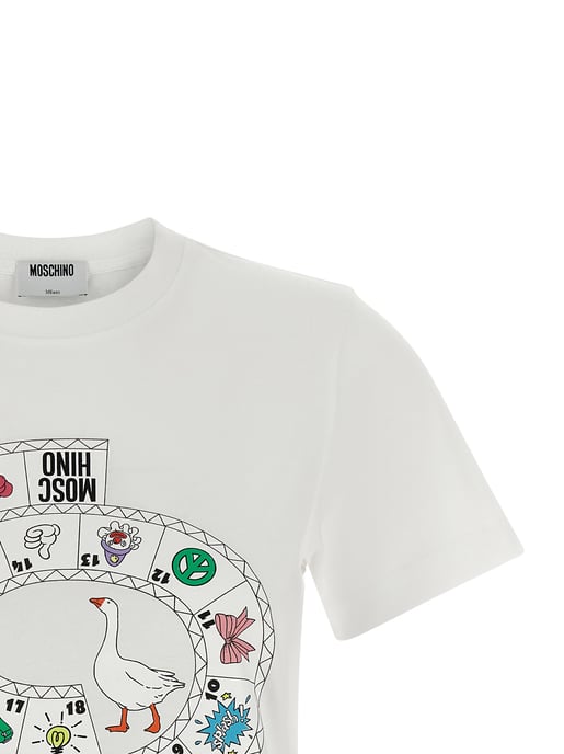 Camiseta de algodón blanca Moschino - Image 3