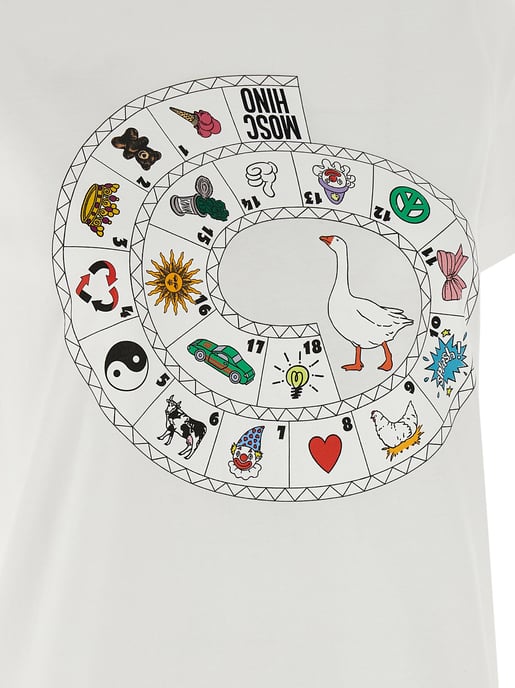 Camiseta de algodón blanca Moschino - Image 4