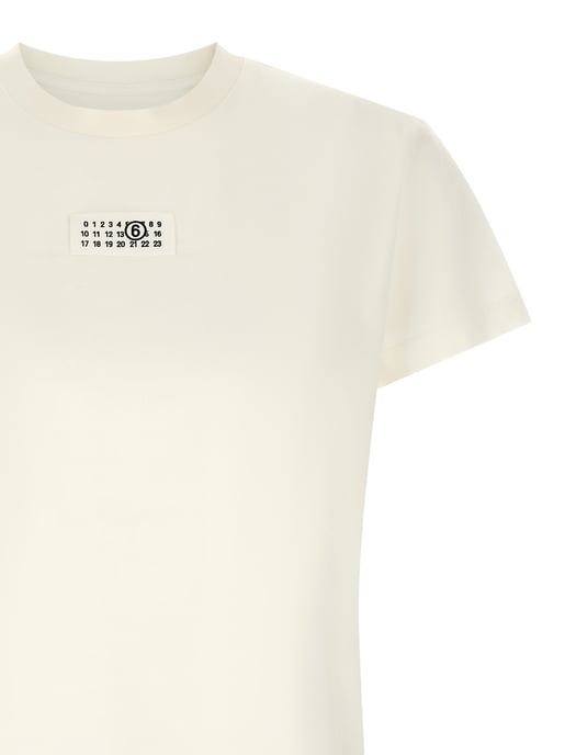 Camiseta de algodón blanca MM6 Maison Margiela - Image 3