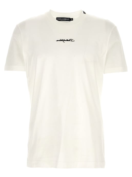 Camiseta de algodón blanca Dolce & Gabbana - Image 1