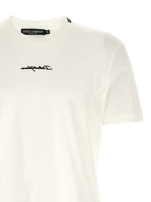 Camiseta de algodón blanca Dolce & Gabbana - Image 3