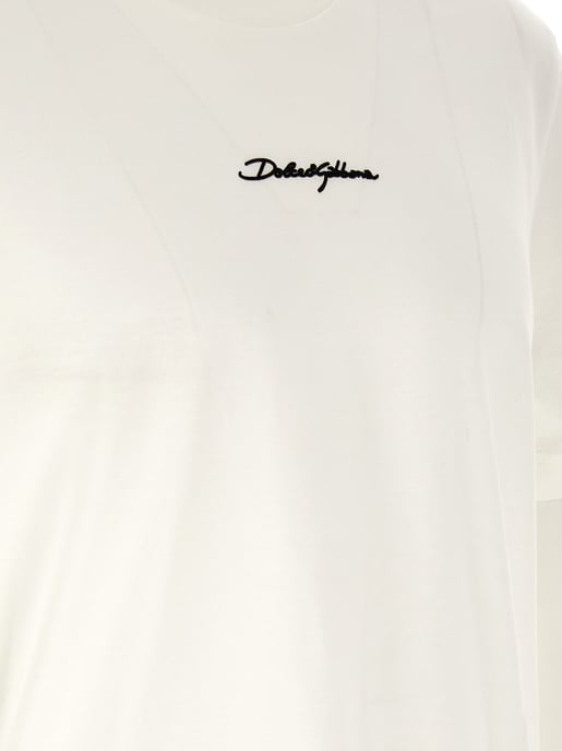 Camiseta de algodón blanca Dolce & Gabbana - Image 4