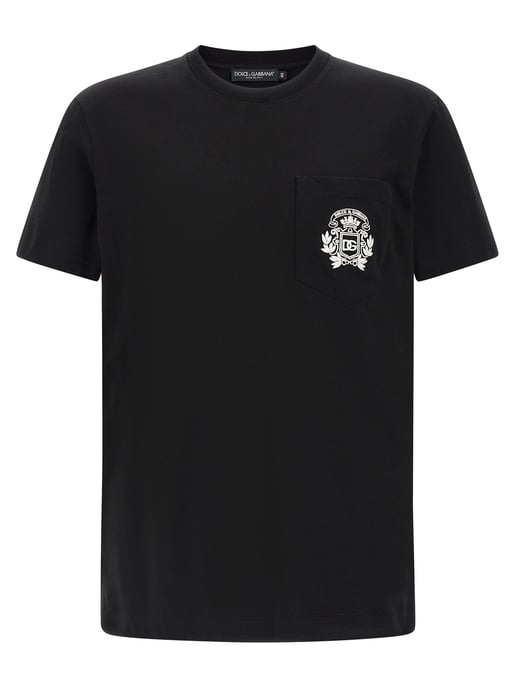 Camiseta de algodón negra Dolce & Gabbana - Image 1