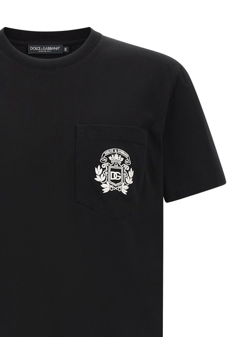 Camiseta de algodón negra Dolce & Gabbana - Image 3