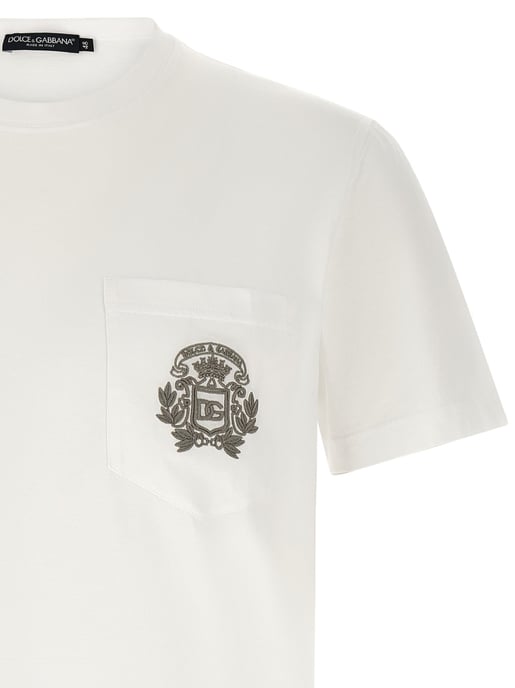 Camiseta de algodón blanca Dolce & Gabbana - Image 3