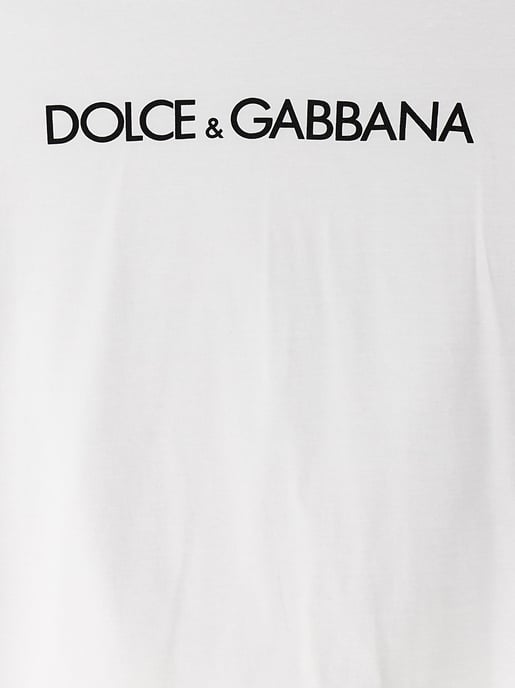 Camiseta de algodón blanca Dolce & Gabbana - Image 4