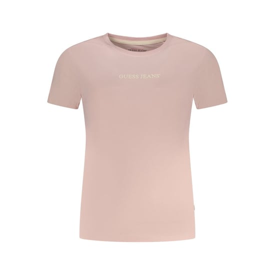Camiseta de algodón rosa para mujer Guess Jeans - Image 2
