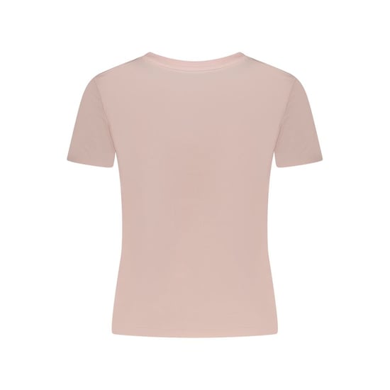 Camiseta de algodón rosa para mujer Guess Jeans - Image 3