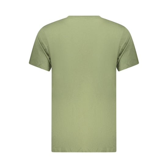 Camiseta de Hombre de Algodón Verde Cavalli Class - Image 2