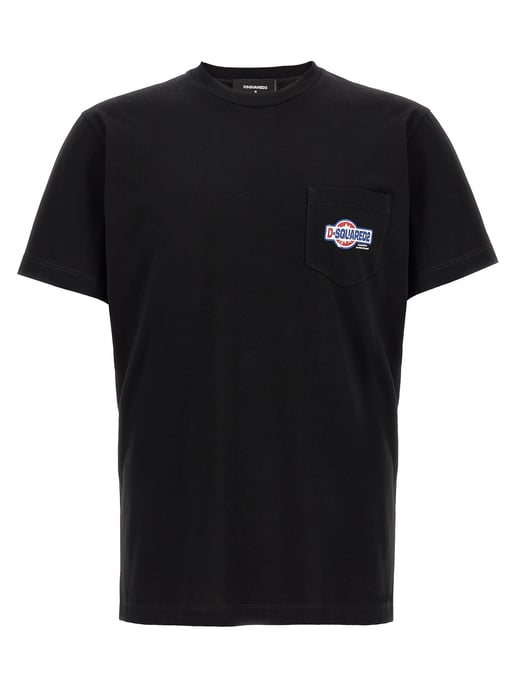 Dsquared² Camiseta de Algodón Negra - Image 1