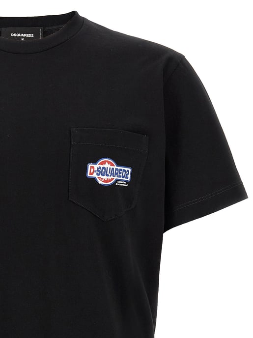 Dsquared² Camiseta de Algodón Negra - Image 3