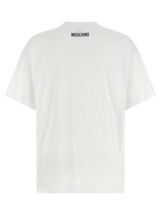 Camiseta de algodón blanca Moschino - Image 2