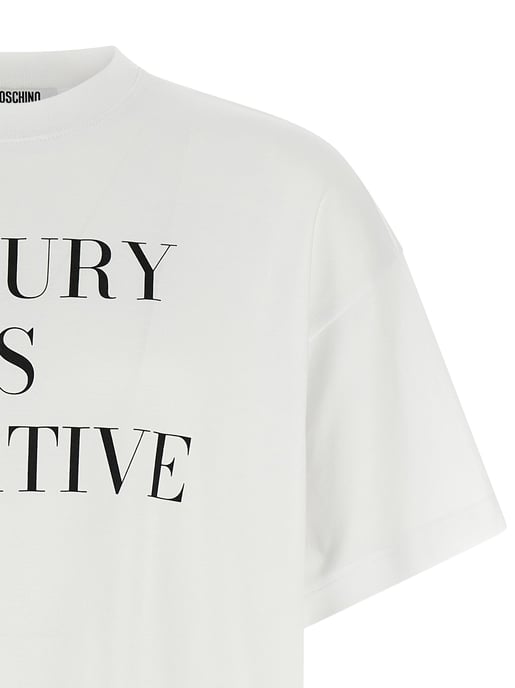 Camiseta de algodón blanca Moschino - Image 3