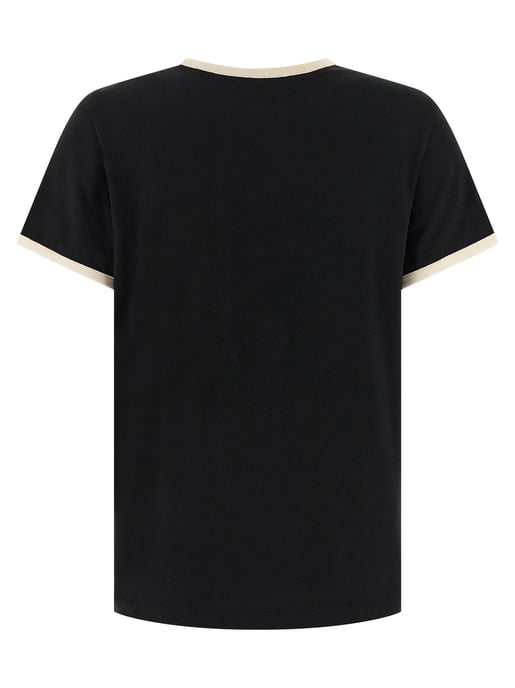 Camiseta de algodón negra Moncler - Image 2
