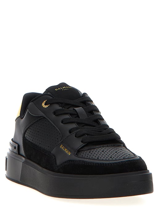 Zapatillas de piel de ternera negras Balmain - Image 2