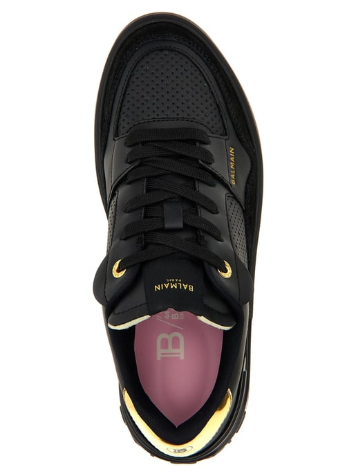 Zapatillas de piel de ternera negras Balmain - Image 4