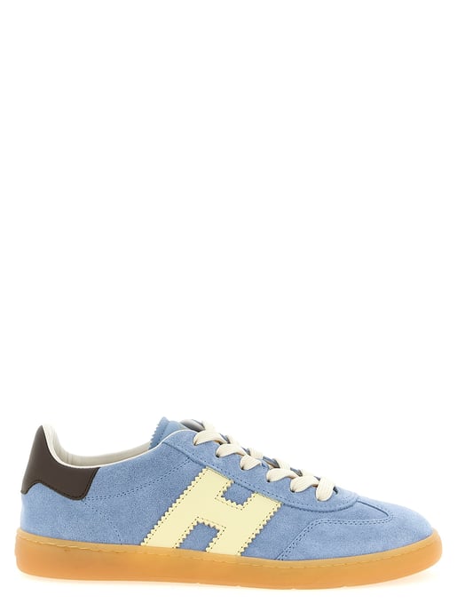Zapatillas Hogan de piel de ternera azul - Image 1