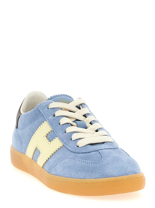 Zapatillas Hogan de piel de ternera azul - Image 2