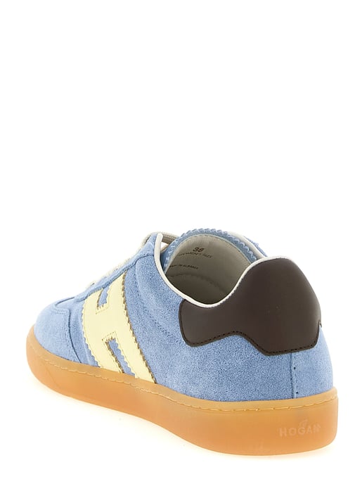 Zapatillas Hogan de piel de ternera azul - Image 3