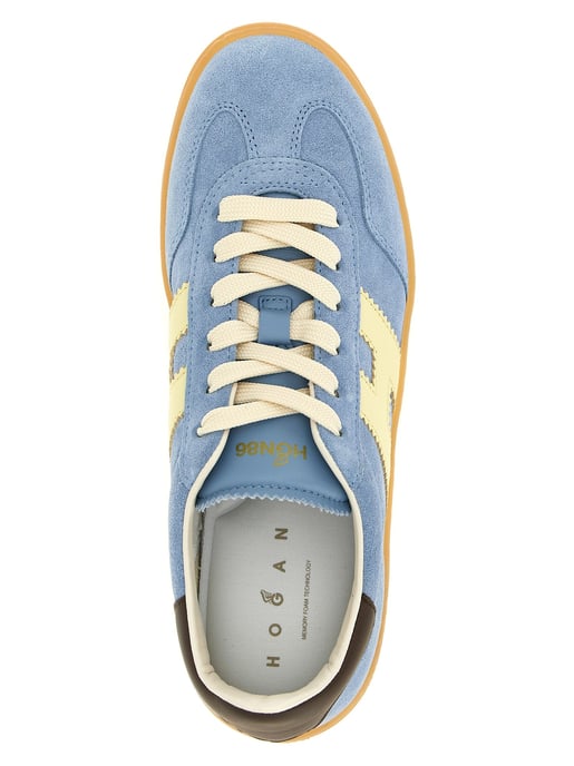 Zapatillas Hogan de piel de ternera azul - Image 4