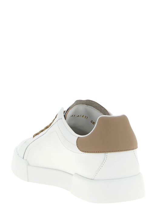 Zapatillas de piel de becerro beige Dolce & Gabbana - Image 3
