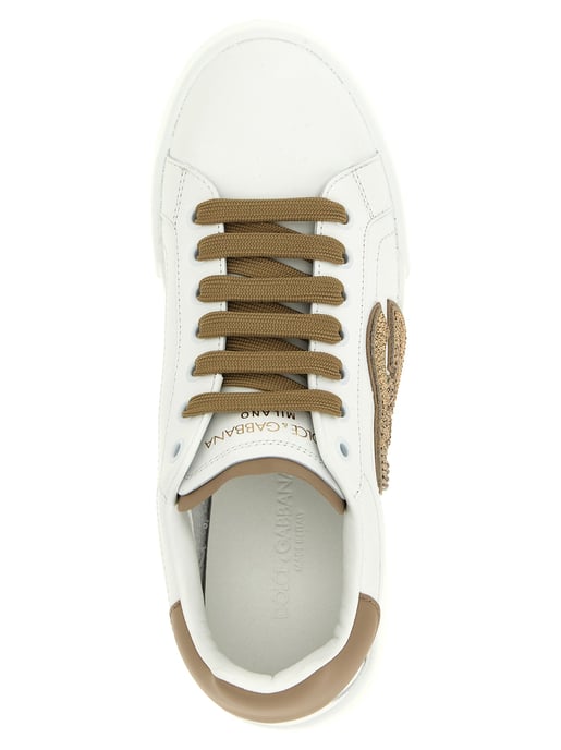 Zapatillas de piel de becerro beige Dolce & Gabbana - Image 4