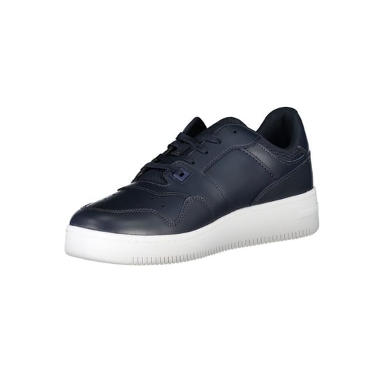 Zapatillas de Hombre de Cuero Azul Tommy Hilfiger - Image 3