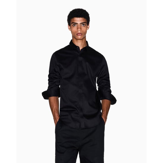 Armani Exchange Men's Shirt In Black - Image 4