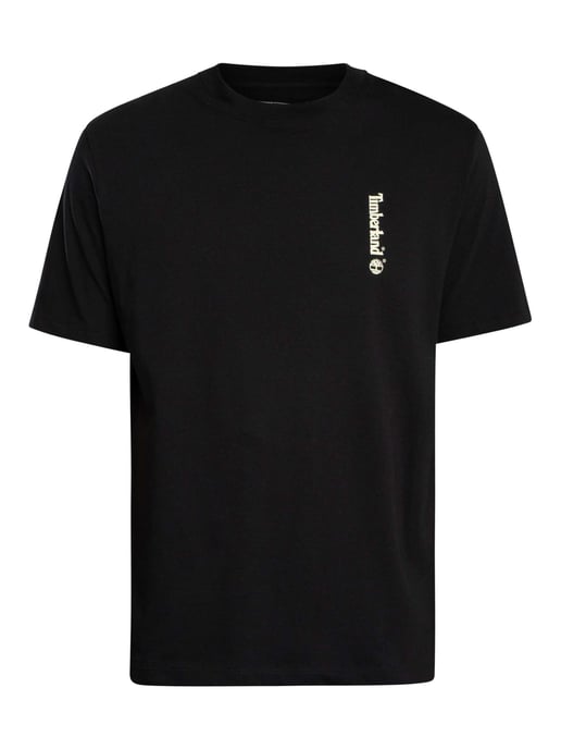 Timberland Camiseta Gráfica Con Logotipo Ovalado En La Espalda, Negro - Image 5