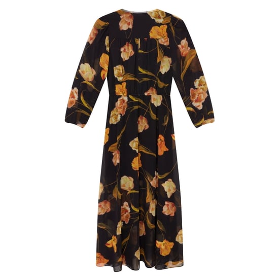 Vestido Midi Negro Con Top De Malla De Ted Baker - Image 2